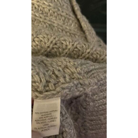 Victorias Secret Chunky Cable Knit Shawl Collar Cardigan Sweater Coat Medium - Picture 3 of 7